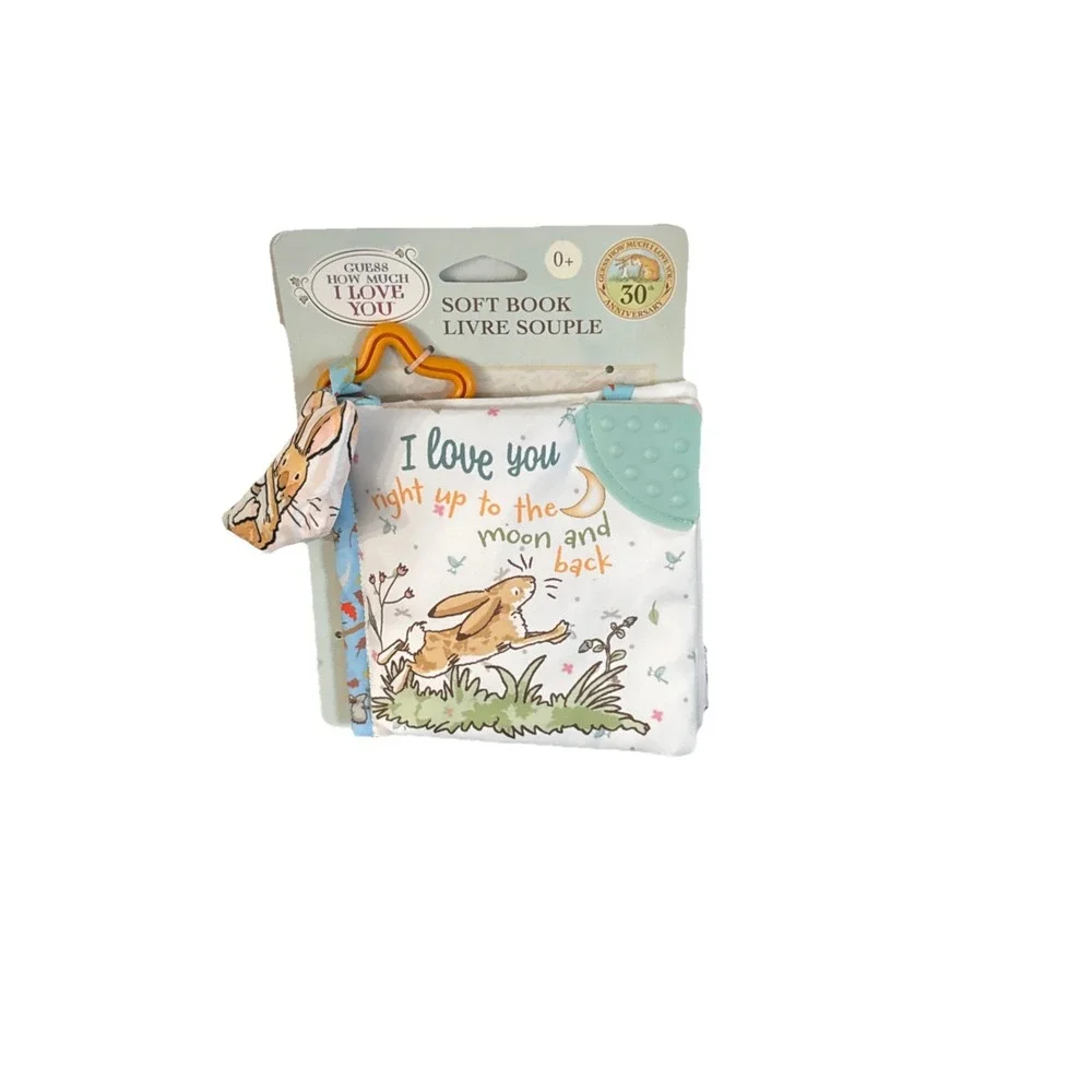 Guess How Much I Love You Gift‎ Set Nutbrown Hare Square Squeaker Soft Baby Book